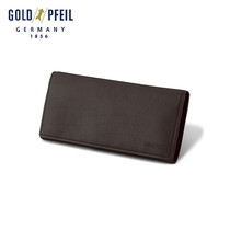 ＜ゴールドファイル＞長財布／チョコ