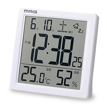 温湿表示付デジタル置時計